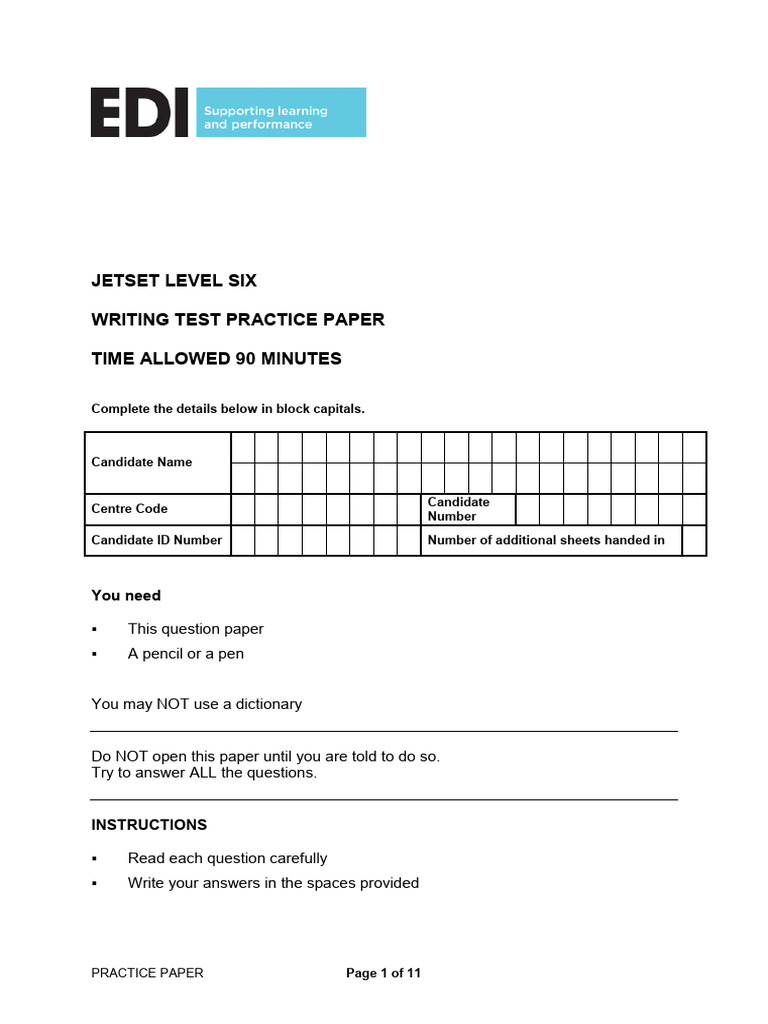 Writing LCCI C1 V1 Paper | PDF | Wind Farm | Wound