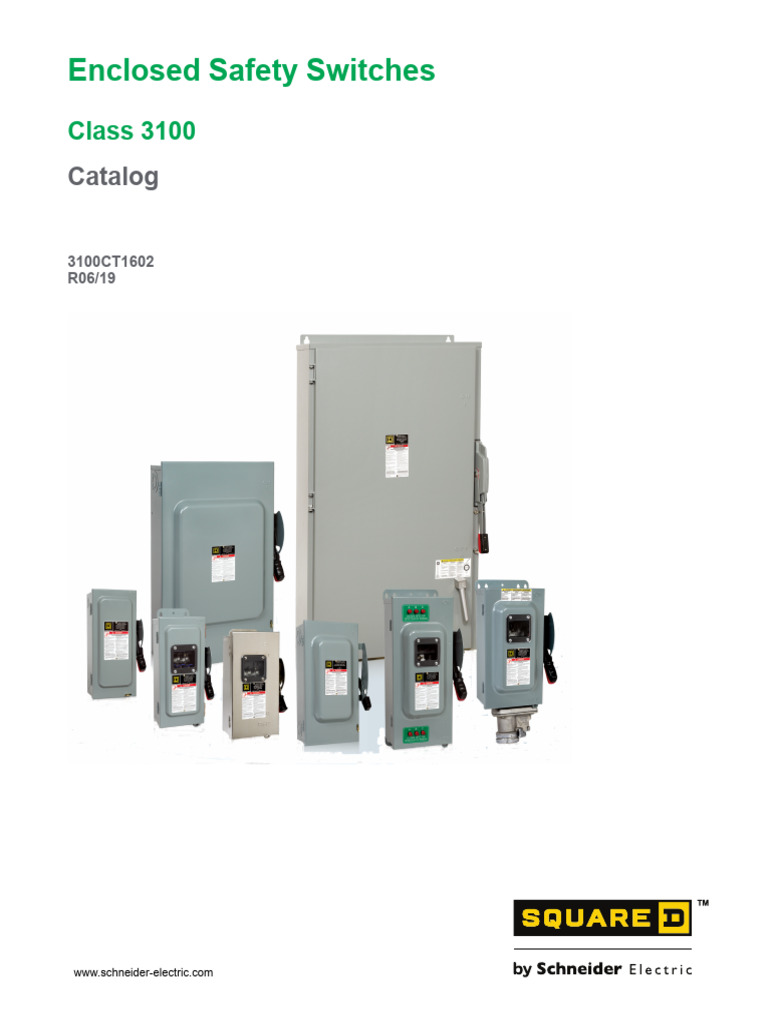 Enclosed Safety Switches | PDF | Fuse (Electrical) | Switch