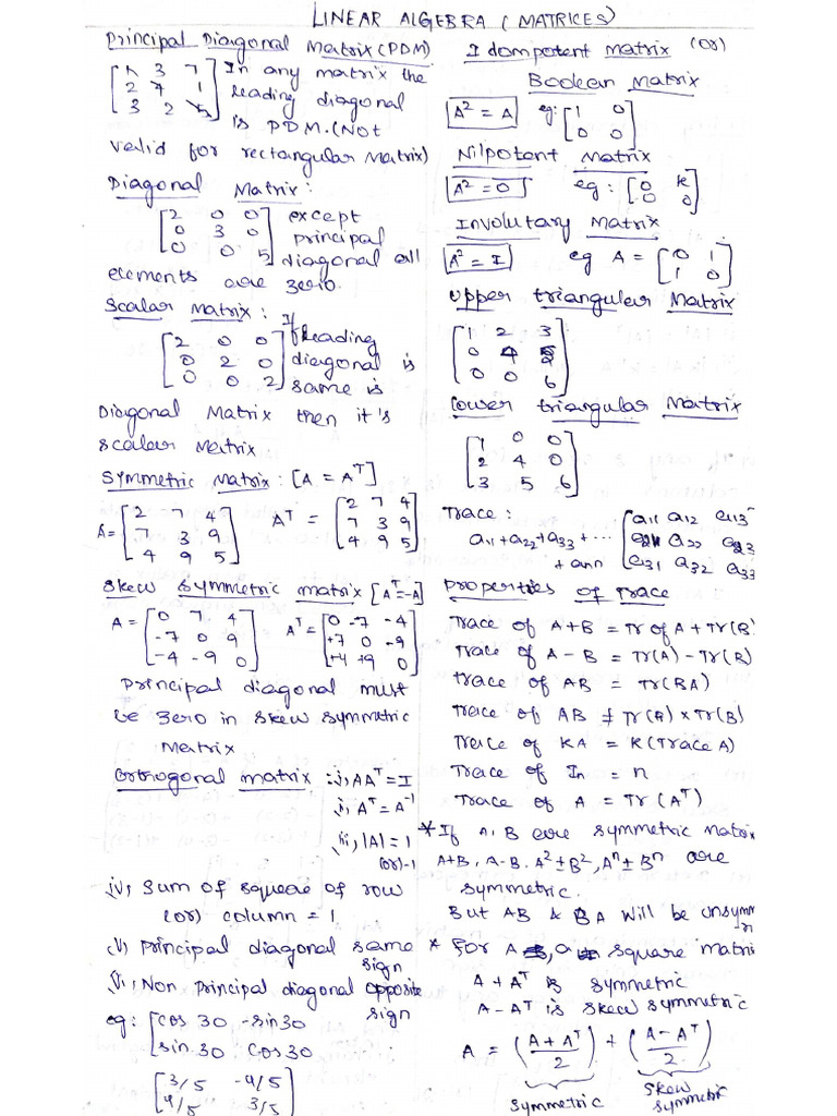 Gate EE Maths Notes | PDF