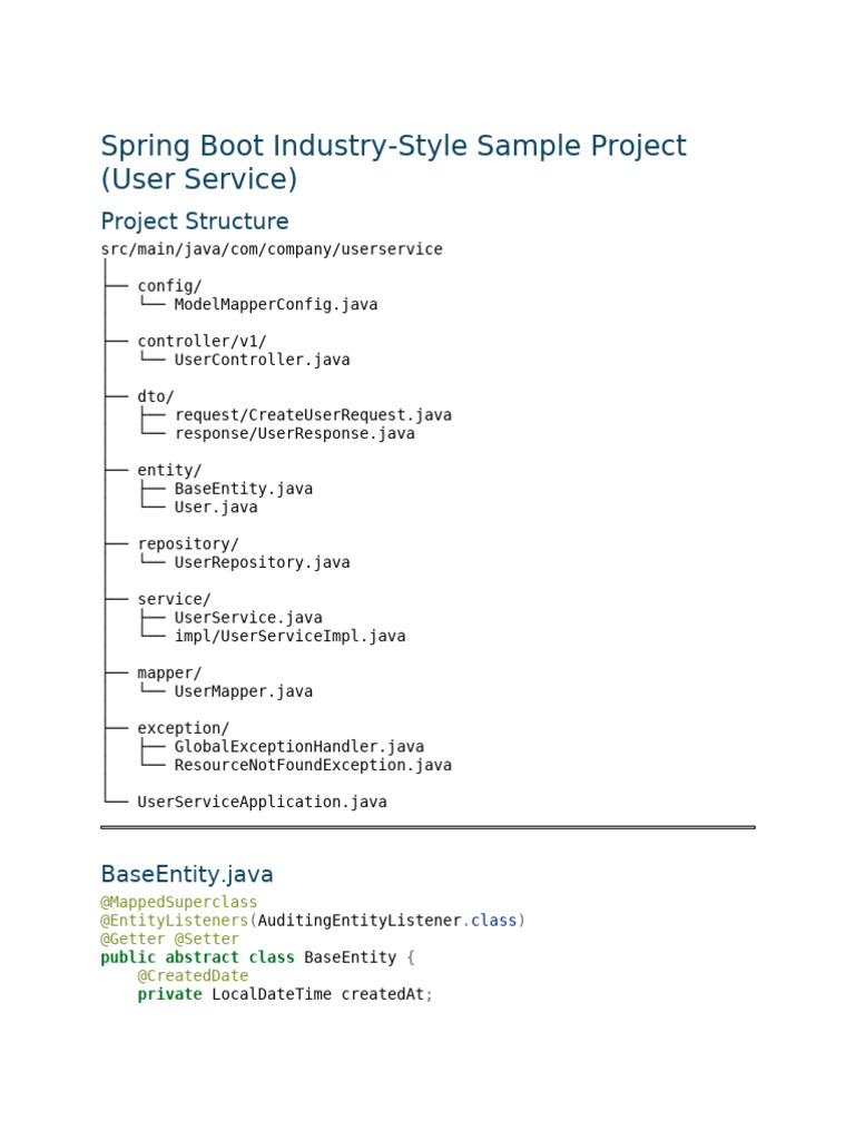 Springboot Industry Sample | PDF | Software Engineering | Computer ...