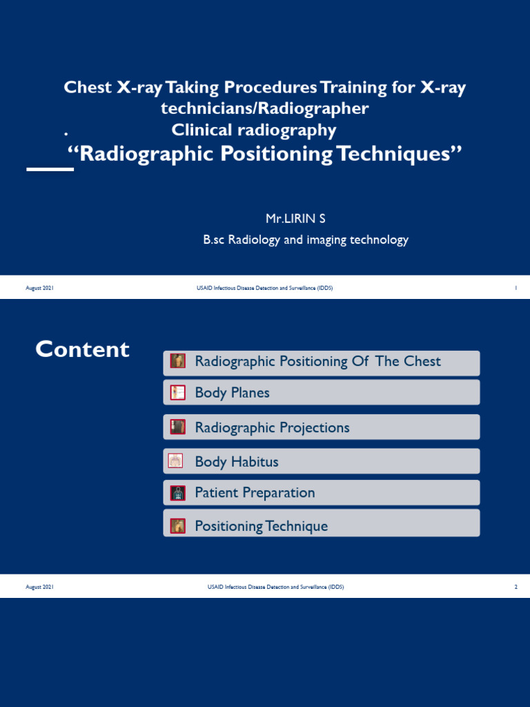 10 Radiographic Positioning Techniques | PDF | Thorax | Radiography