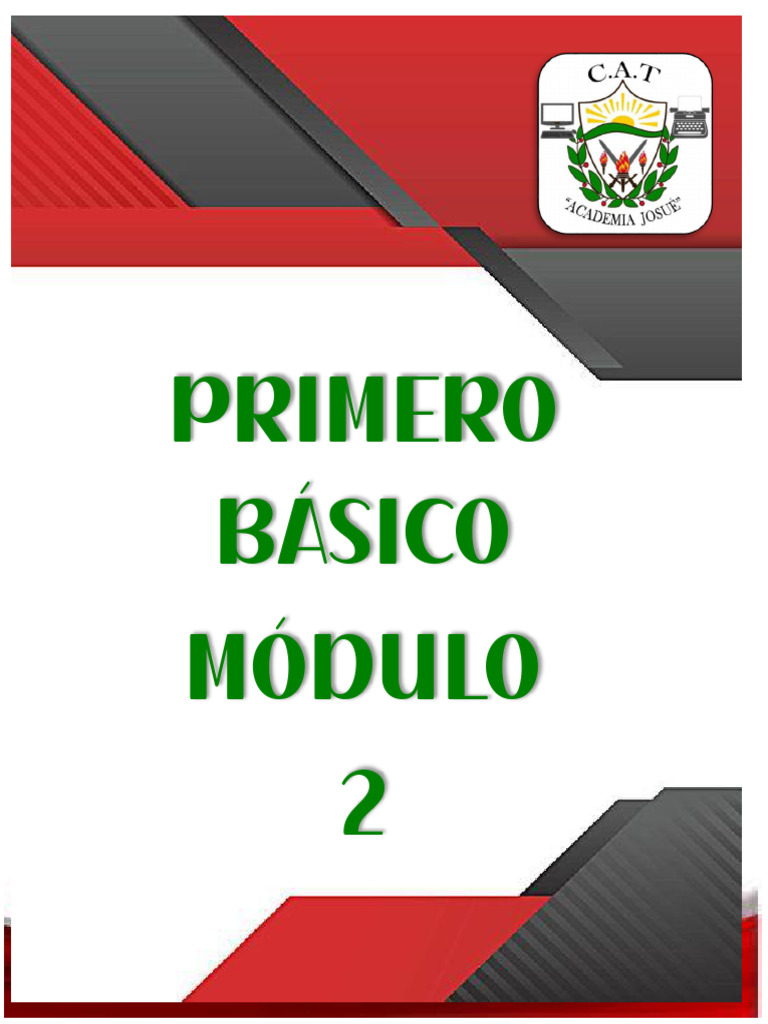 Primero Básico Modulo 2 | PDF | Archivo de computadora | Ventana ...