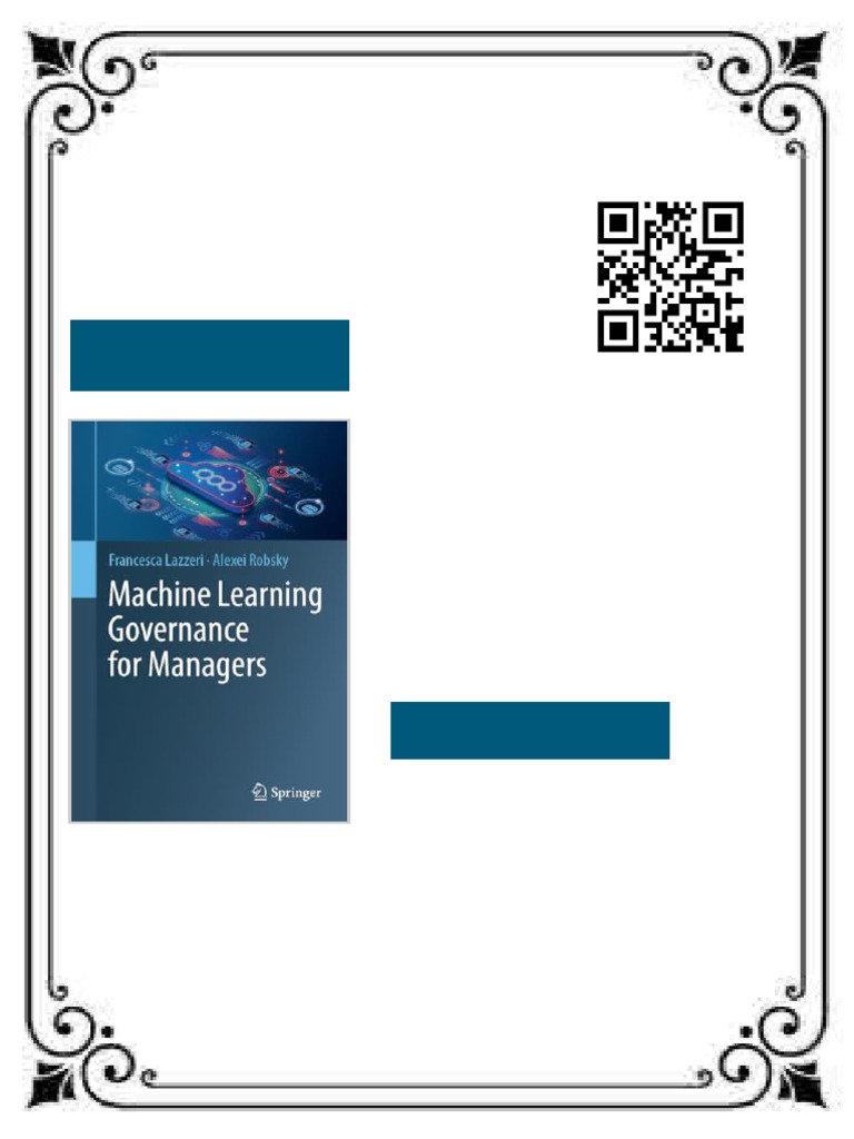 Machine Learning Governance for Managers 1st Edition Francesca Lazzeri ...