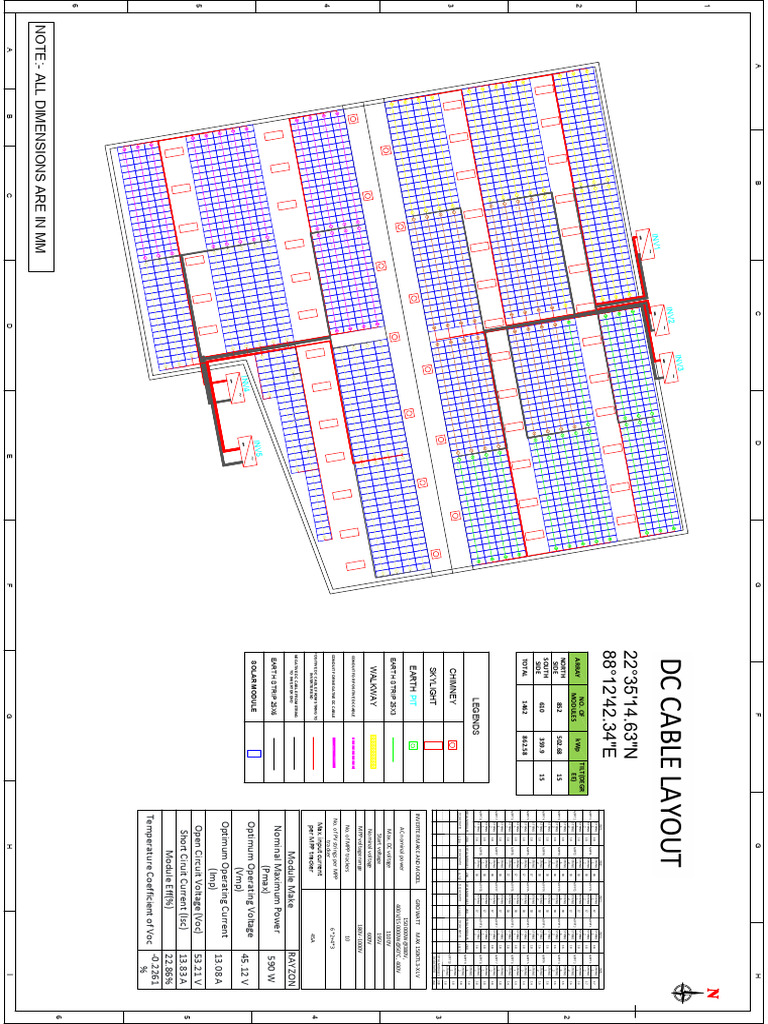 DC Cable Layout | PDF | Energy Harvesting | Glass Applications