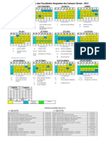 Calendario Academico 2012