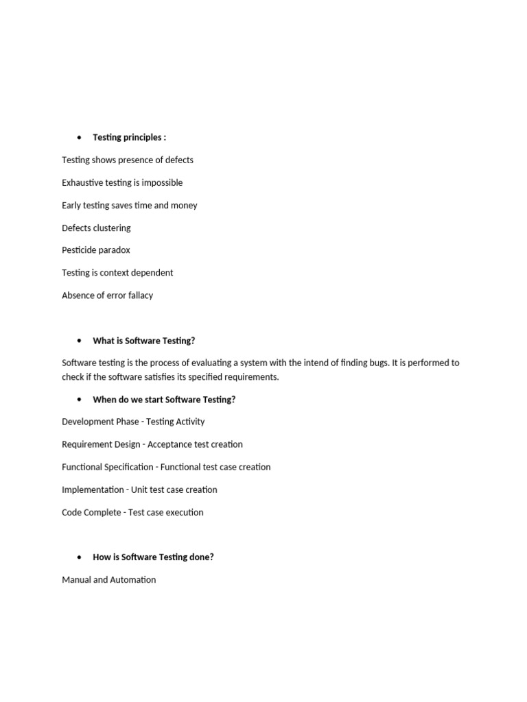Manual Testing (1)-1 | PDF | Software Testing | Software Bug