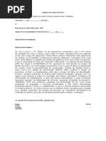 MODELO DE DECLARAÇÃO DE TRABALHO