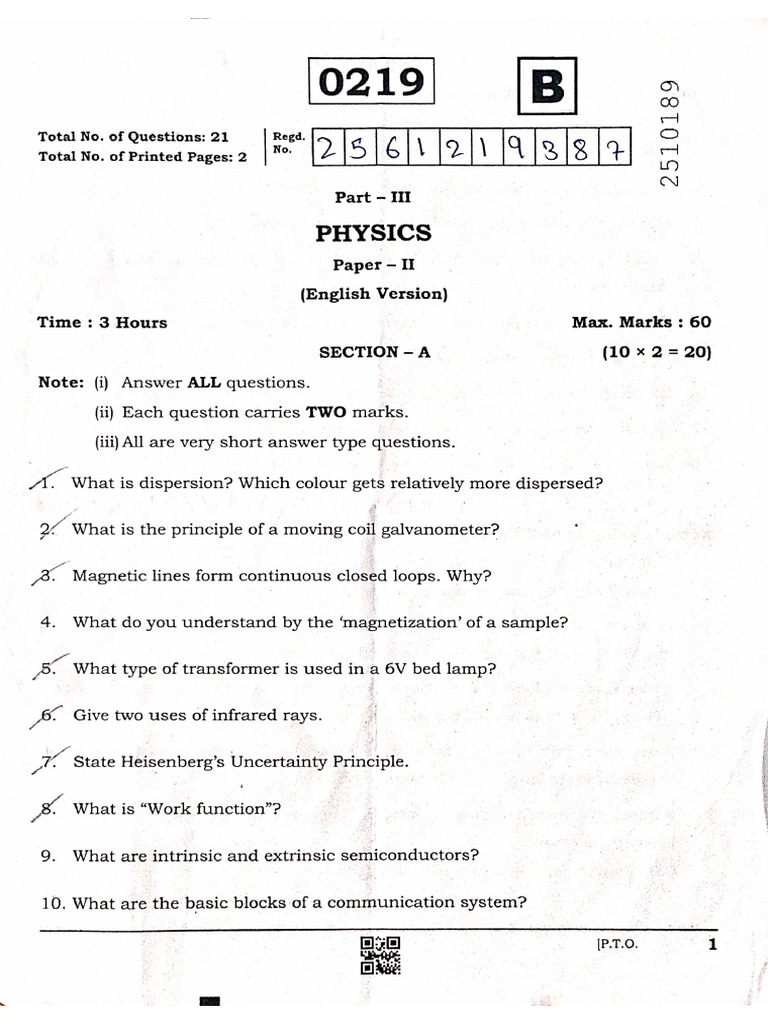 SR Physics | PDF