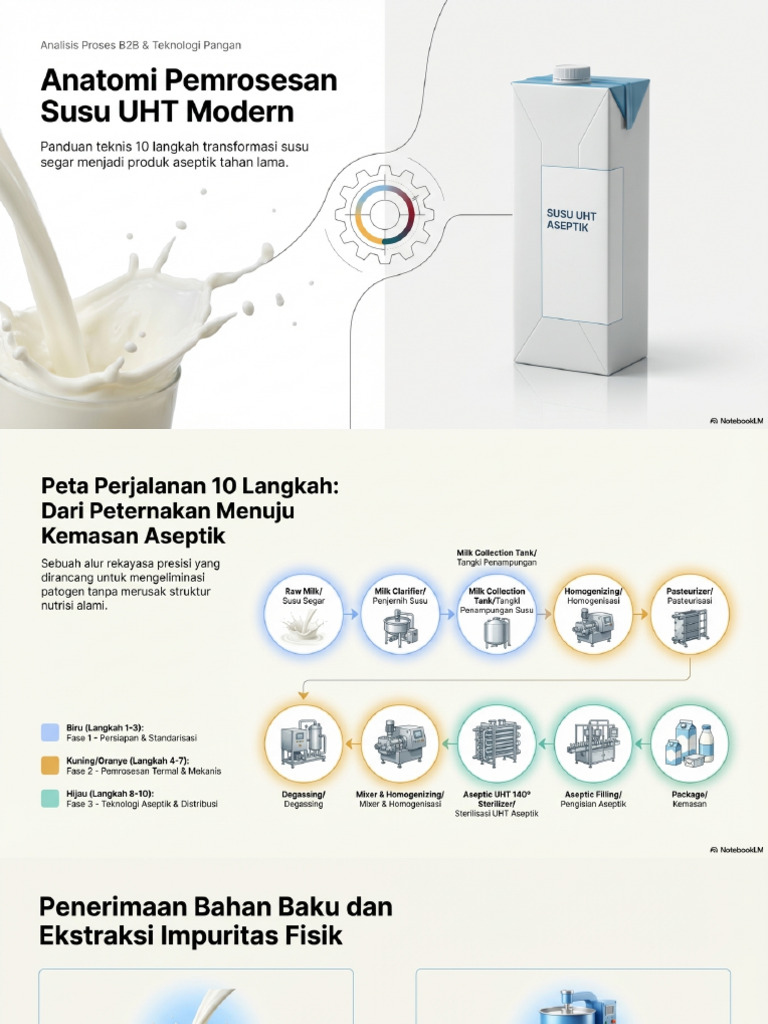 Modern UHT Milk Processing | PDF