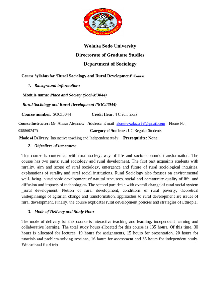 Course Outline RSD | PDF