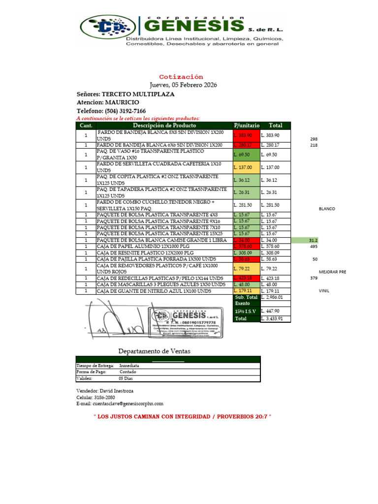 Terceto Multiplaza Alimentos 10.02.26 | PDF