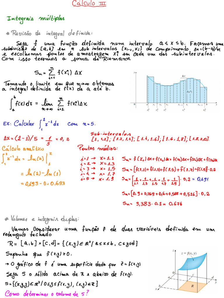Integrais Múltiplas Annotated | PDF