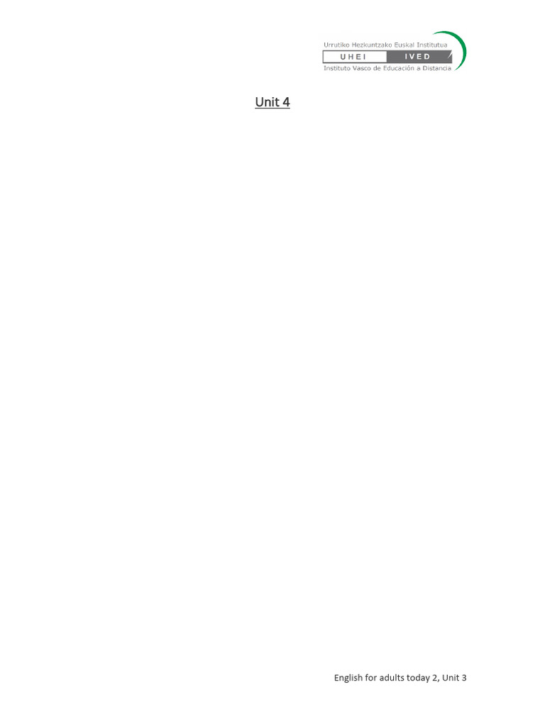 English 33,Unit 3(Tema 4) | PDF | Camping