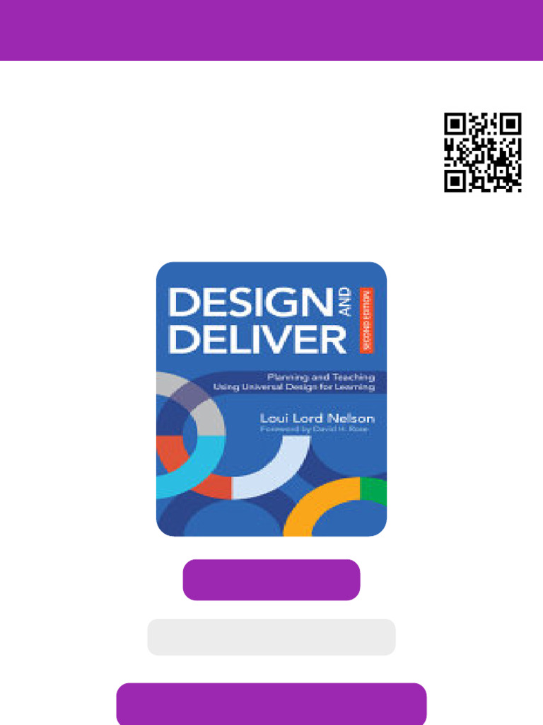 Design and deliver planning and teaching using universal design for ...