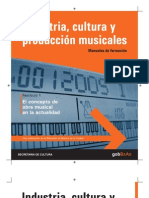 Industria, Cultura y Producción Musicales - Manuales de Formación - Fascículo 1