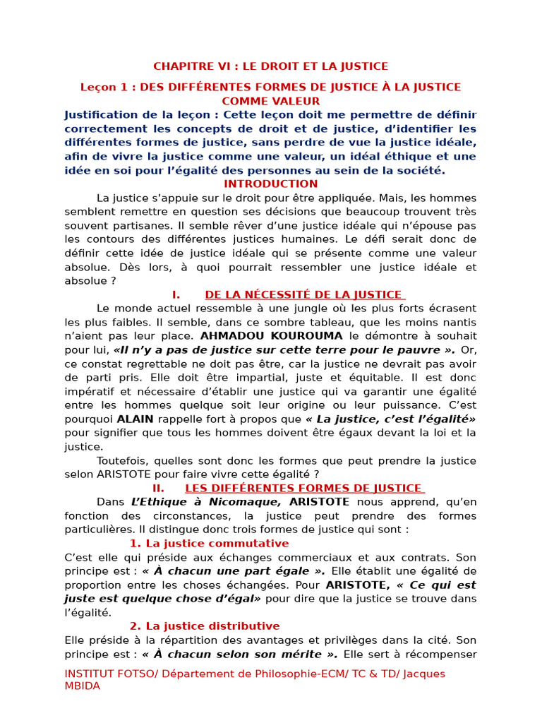 Formes de Justice | PDF | Justice | Crime et violence