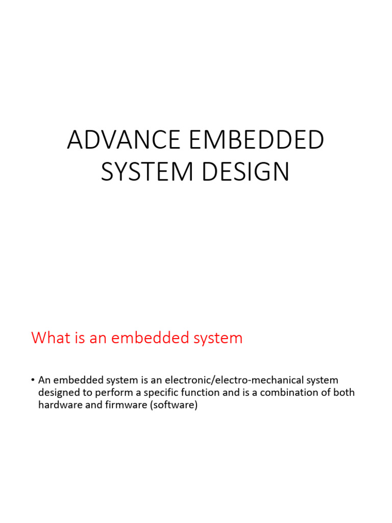 UNIT-5 - Typical Embedded System | PDF | Embedded System | Random ...