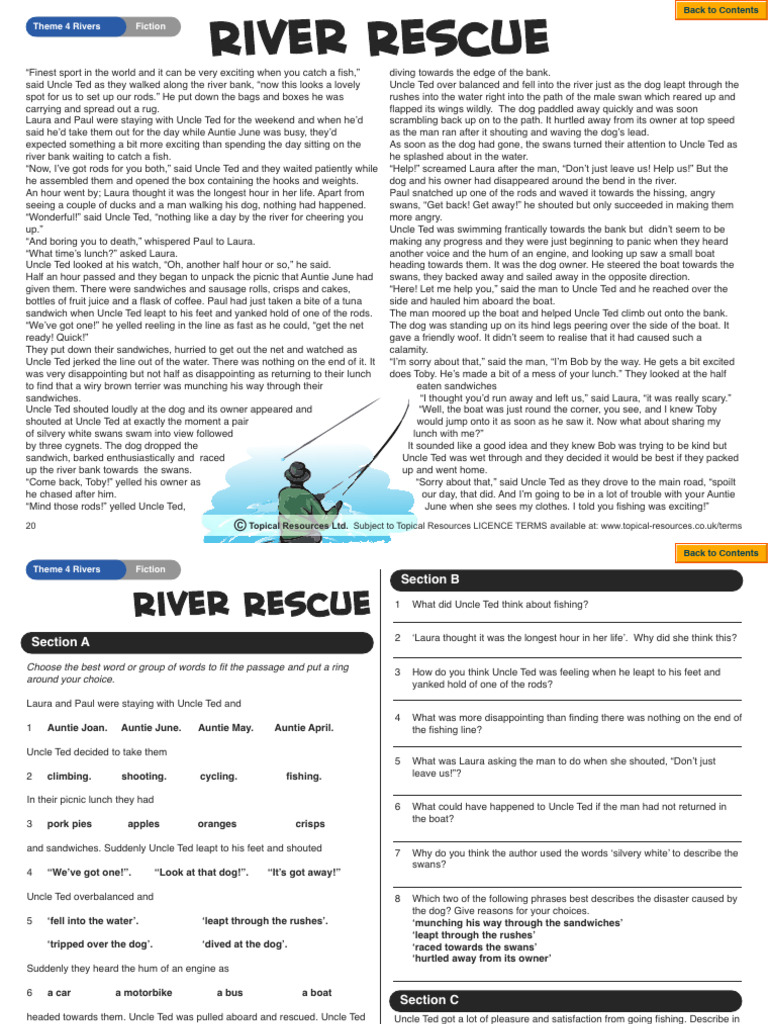 Fiction River Rescue SheetC4SQ5 | PDF