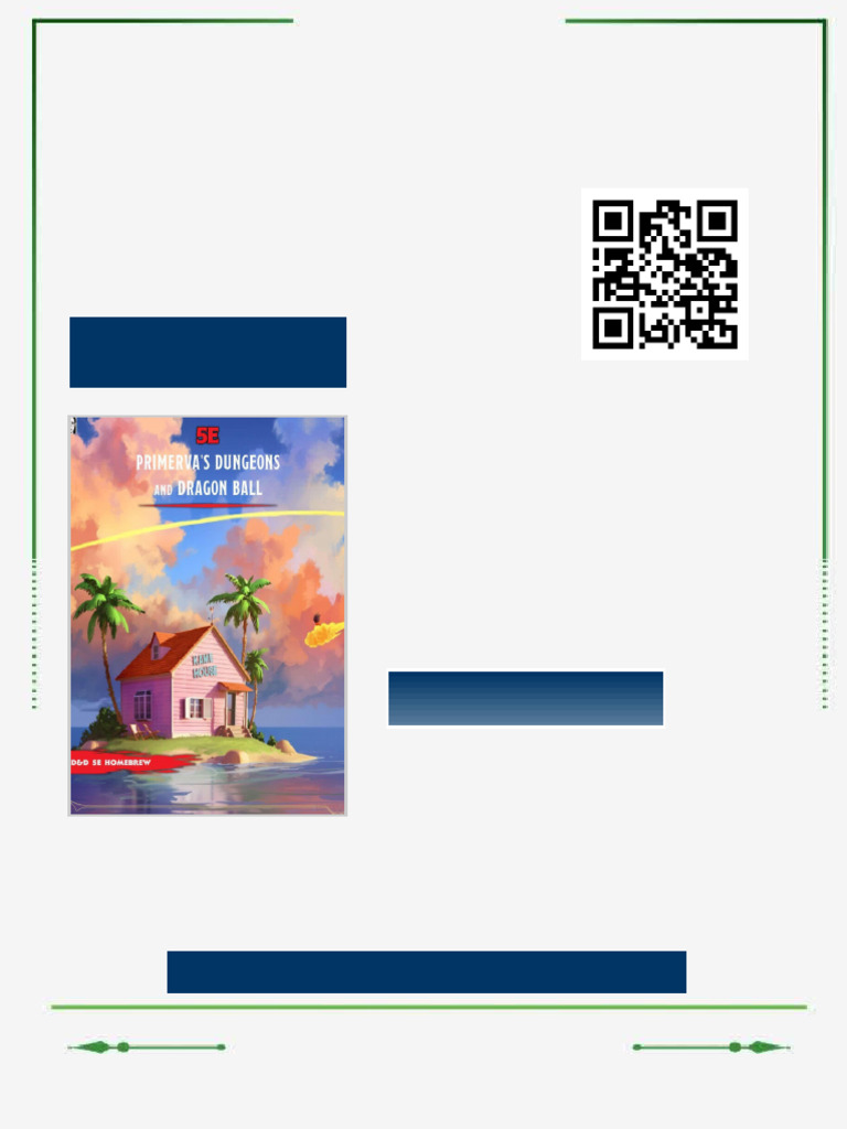 Dungeons and Dragon Ball Mark 1 6 Homebrew eBook full review copy | PDF ...