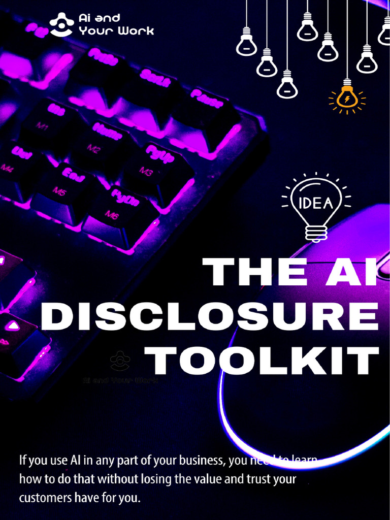 The AI Disclosure Toolkit | PDF | Artificial Intelligence ...