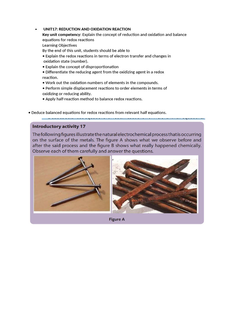 REDOX | PDF | Redox | Electrochemistry