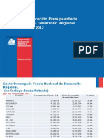 Ejecucion Presupuestaria Junio 2012