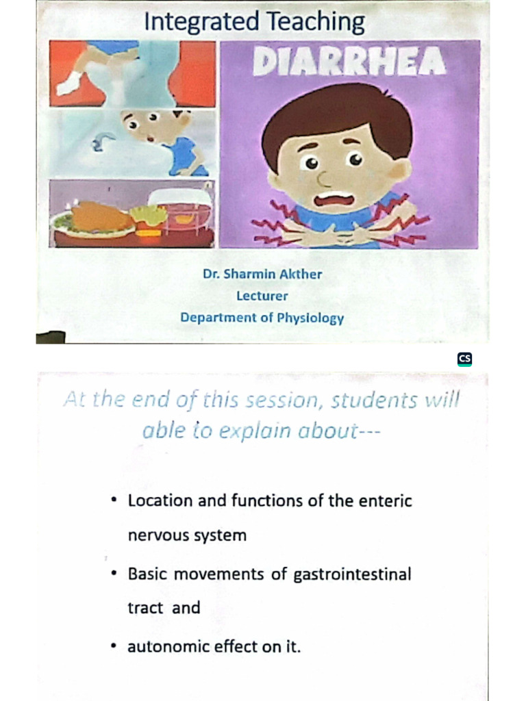 Integrated Diarrhoea | PDF