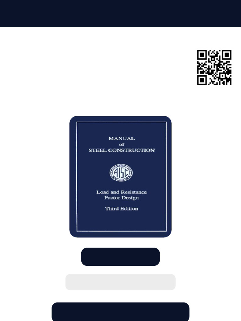 Load and Resistance Factor Design Manual of Steel Construction 3rd ...