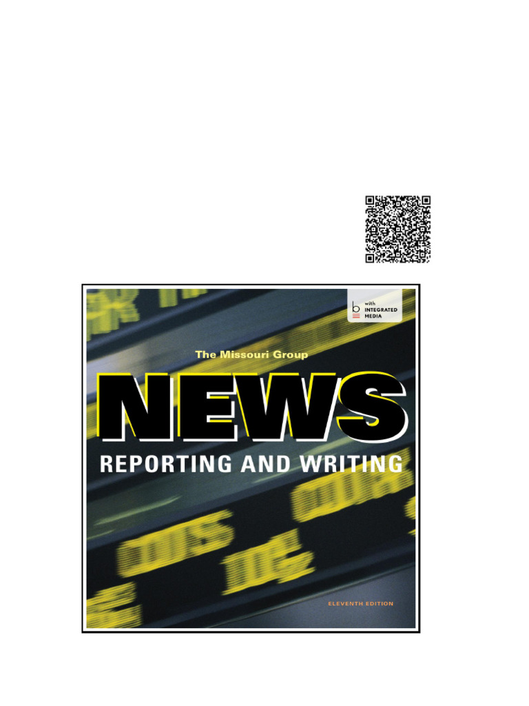 News Reporting and Writing 11th Edition by Missouri Group | PDF | Reinforcement | Autism