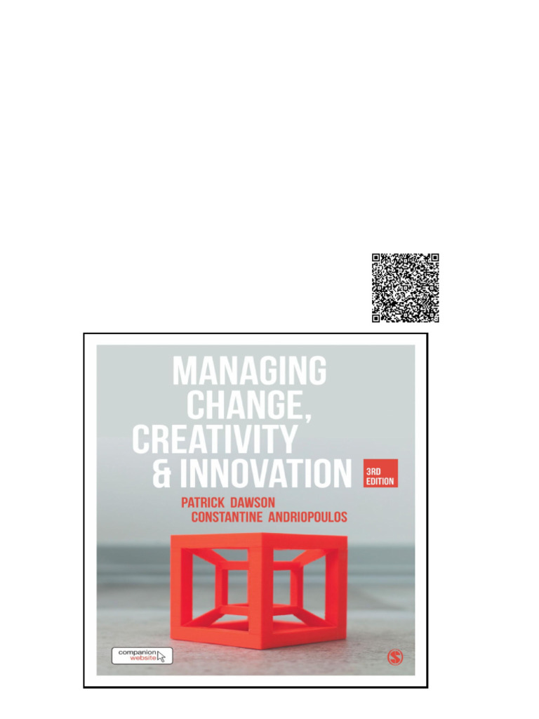 Managing Change Creativity and Innovation 3rd by Patrick Dawson Patrick ...