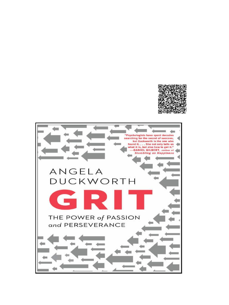 Grit The Power of Passion and Perseverance Angela Duckworth | PDF ...
