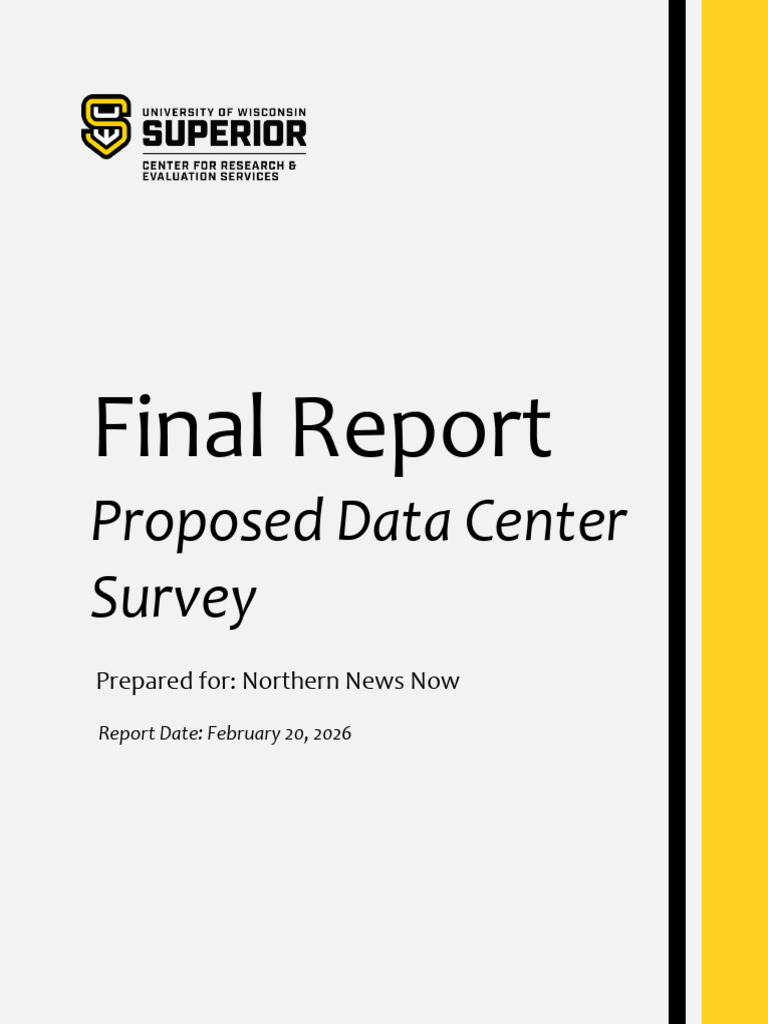 Proposed Data Center Survey Final Report | PDF | Public Utility ...
