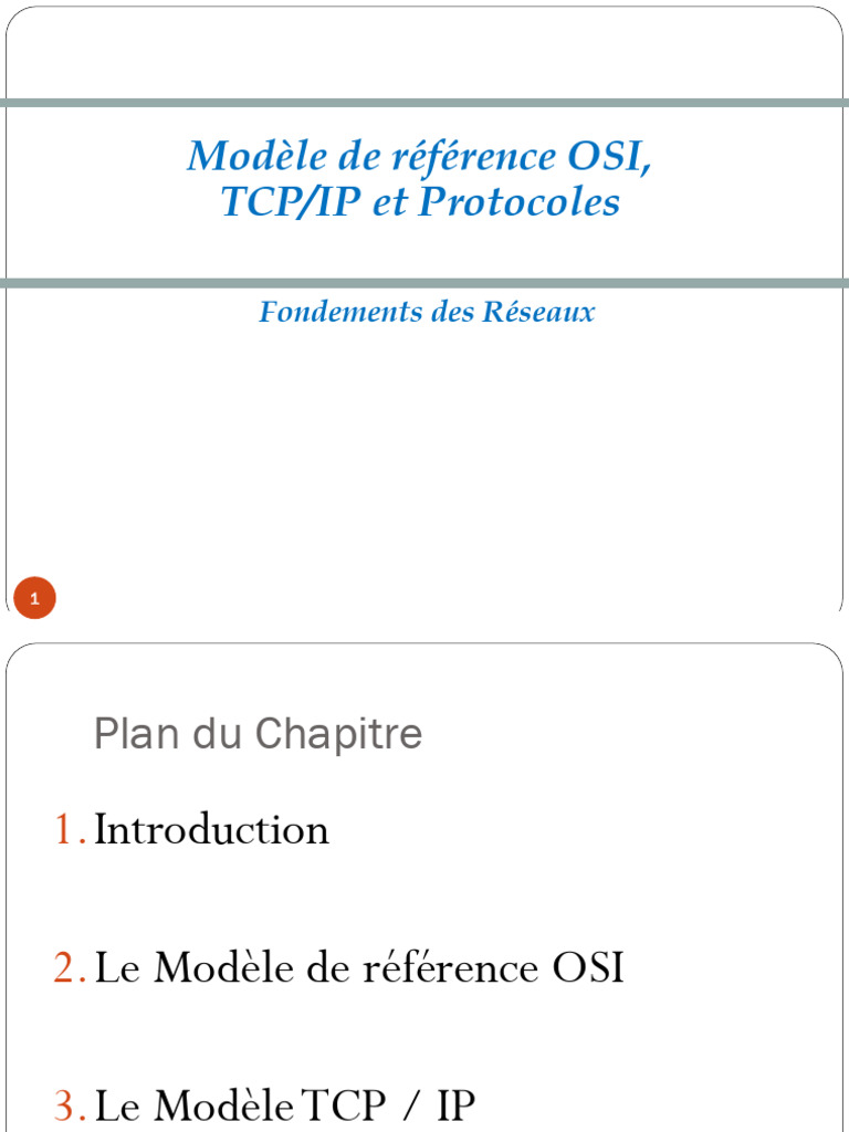 Modele Iso Osi TCP Ip | PDF | Suite des protocoles Internet ...