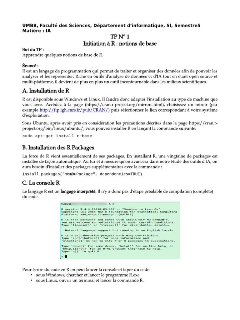 TP 1 | PDF