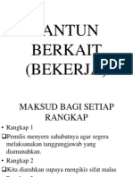 Pantun Berkait (Bekerja)