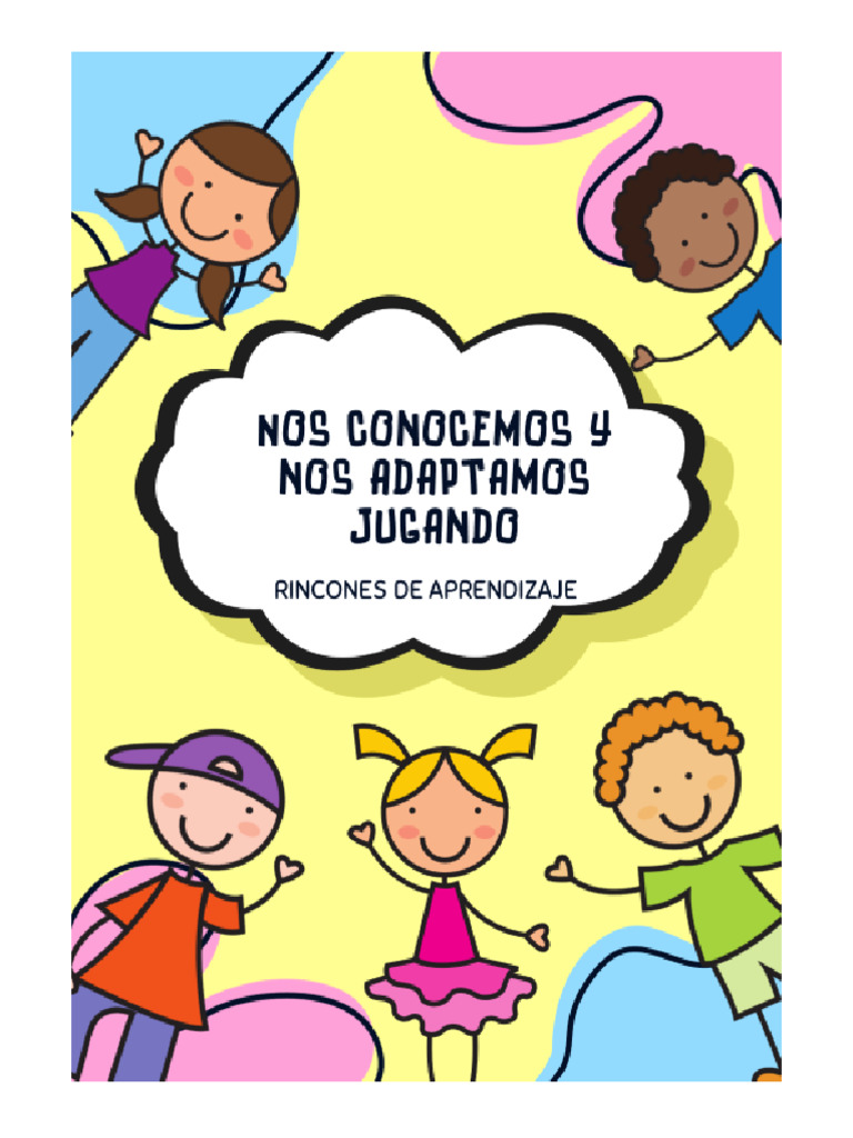 Nos Conocemos y Nos Adaptamos Jugando Rincones de Aprendizaje | PDF ...