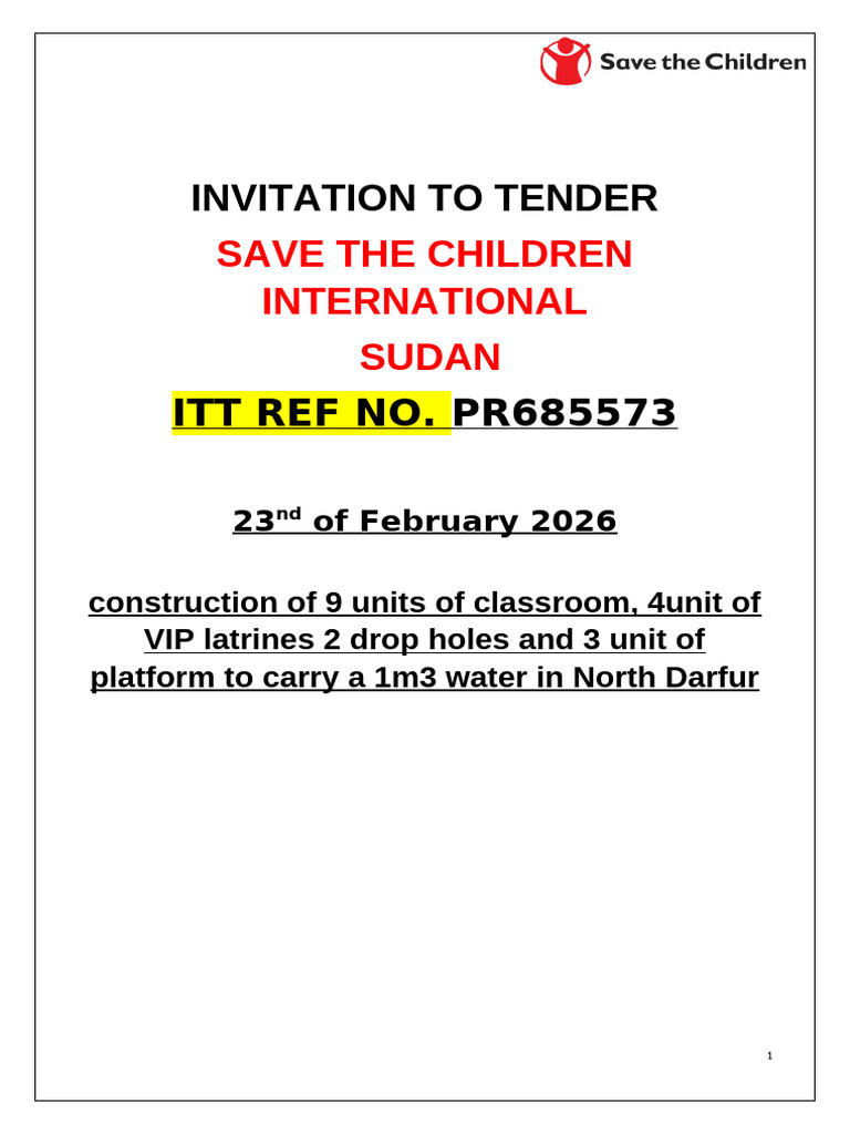 6_ITT- Invitation to Tender | PDF | Specification (Technical Standard)