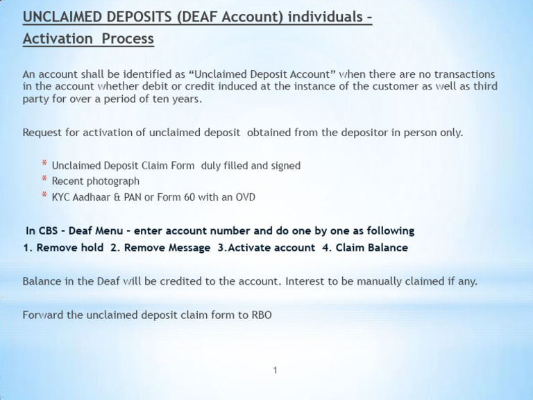 Deaf Activation (1) | PDF