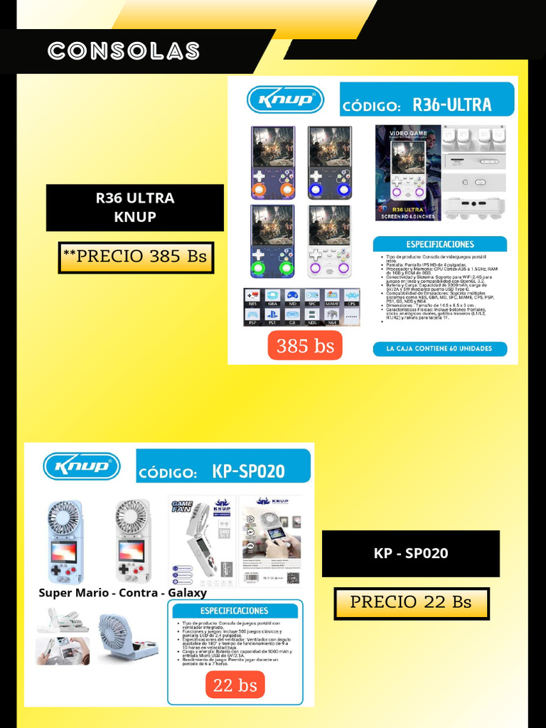 Catalogo Consolas-2 | PDF | Juegos electrónicos | Medios interactivos