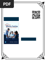 Methods For Effective Teaching | PDF