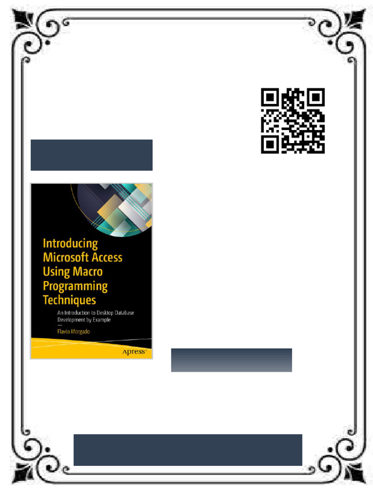Introducing Microsoft Access Using Macro Programming Techniques An ...