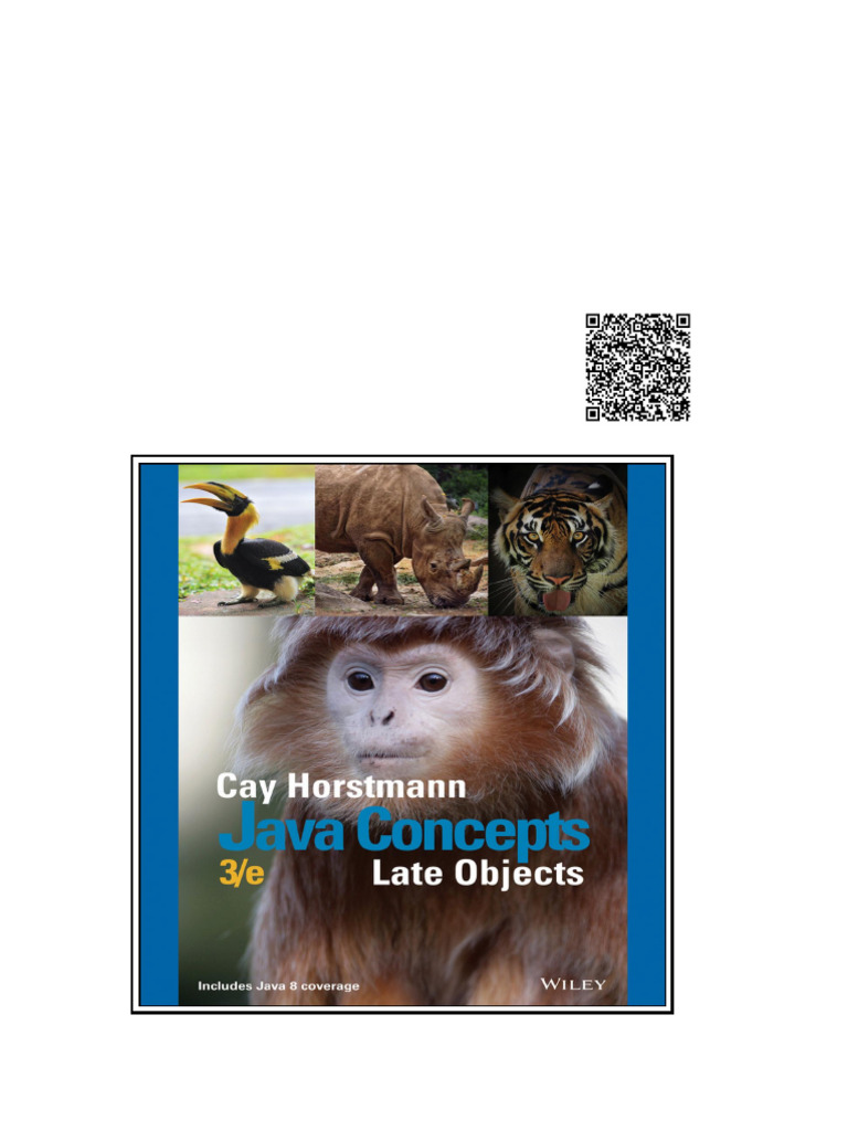 Java Concepts Late Objects 3rd Edition by Cay S. Horstmann | PDF ...