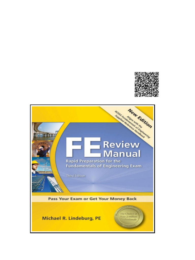 FE Review Manual Rapid Preparation For The Fundamentals 3e | PDF
