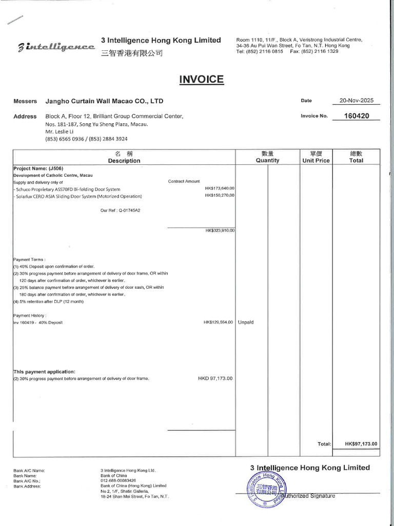 3I Invoice | PDF