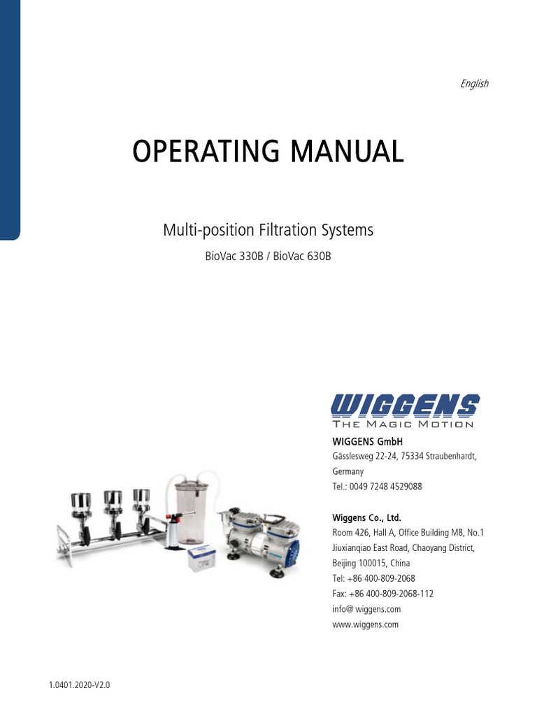 Multi-position Filtration Systems OPERATING MANUAL | PDF | Pump ...
