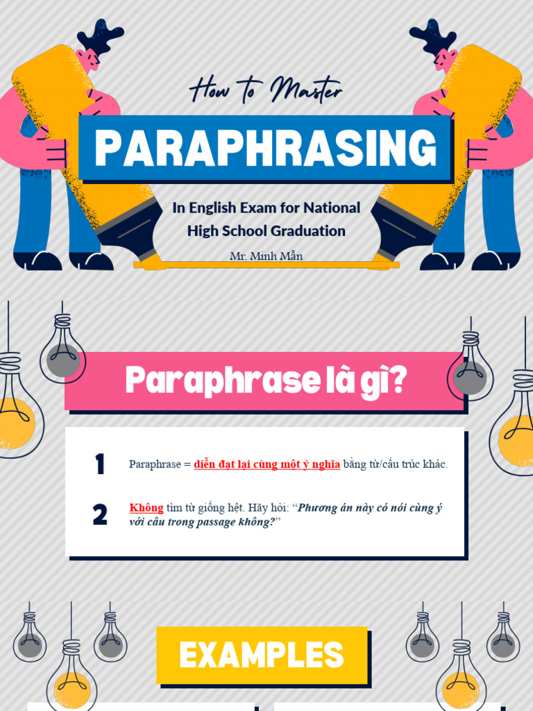 PARAPHRASING | PDF