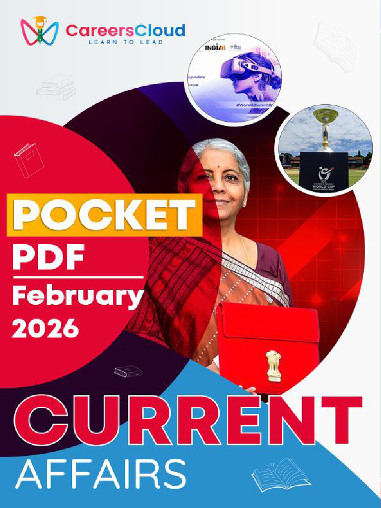 Current Affairs Pocket PDF - February - 2026 - English | PDF | Gujarat