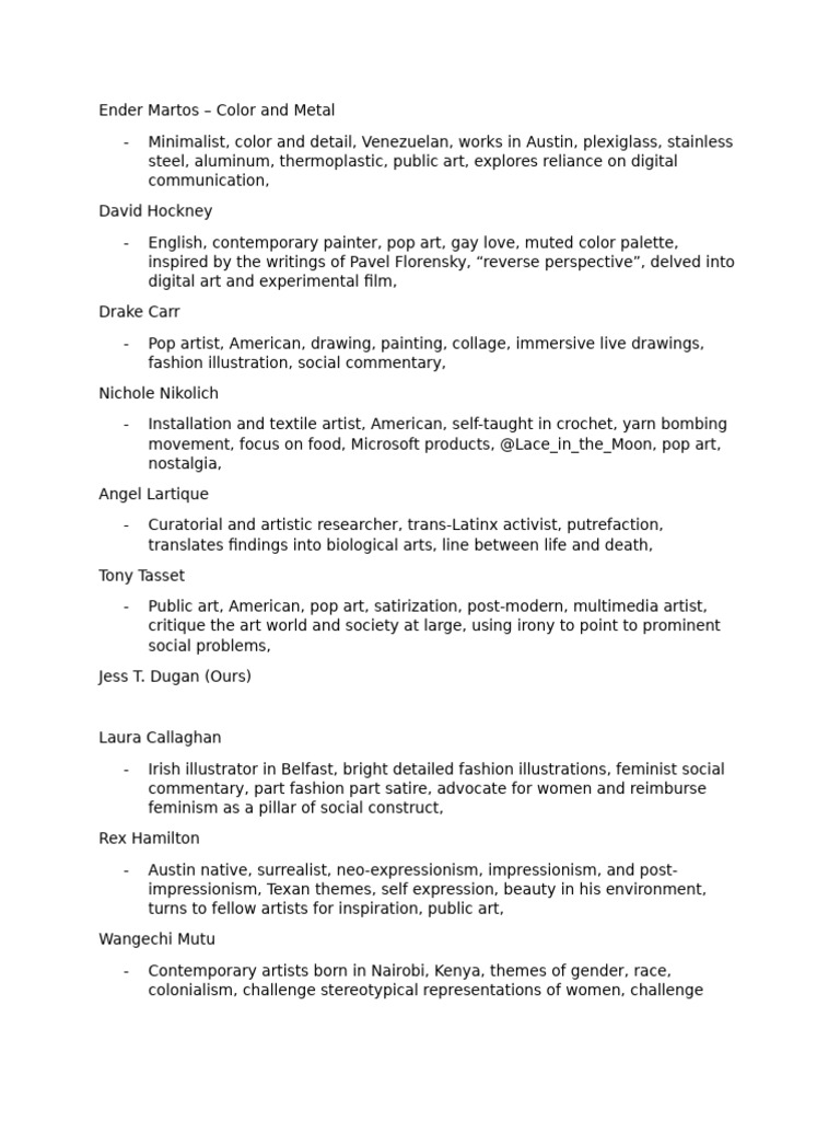 Art History Final Notes | PDF | The Arts