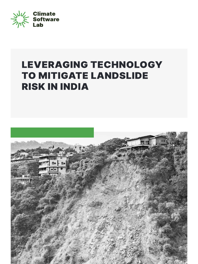 Landslide White Paper - Final | PDF | Landslide | Himalayas
