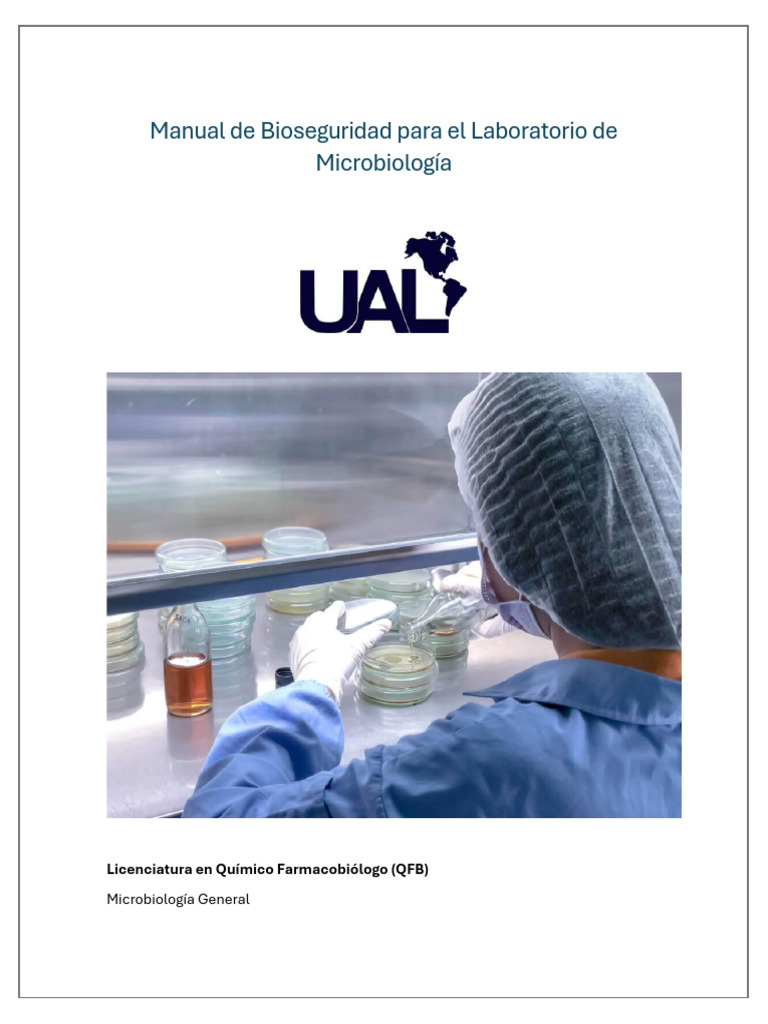 Manual de Bioseguridad para El Laboratorio de Microbiología | PDF ...